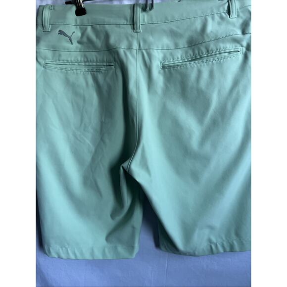 PUMA Men's Casual / Walking Golf Shorts Size 30 Mint Green - Picture 3 of 11
